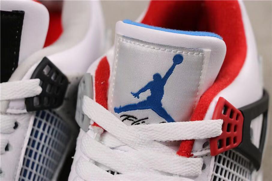 Jordan Air Jordan 4 Tattoo What The Sneakers White Multicolor