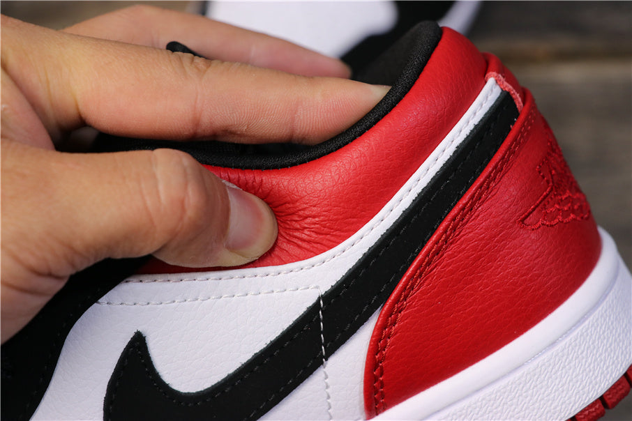 Jordan Air Jordan 1 Low Black Toe Sneakers 553558-116