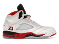 Jordan 5 Retro Fire Red Black Tongue (2025)