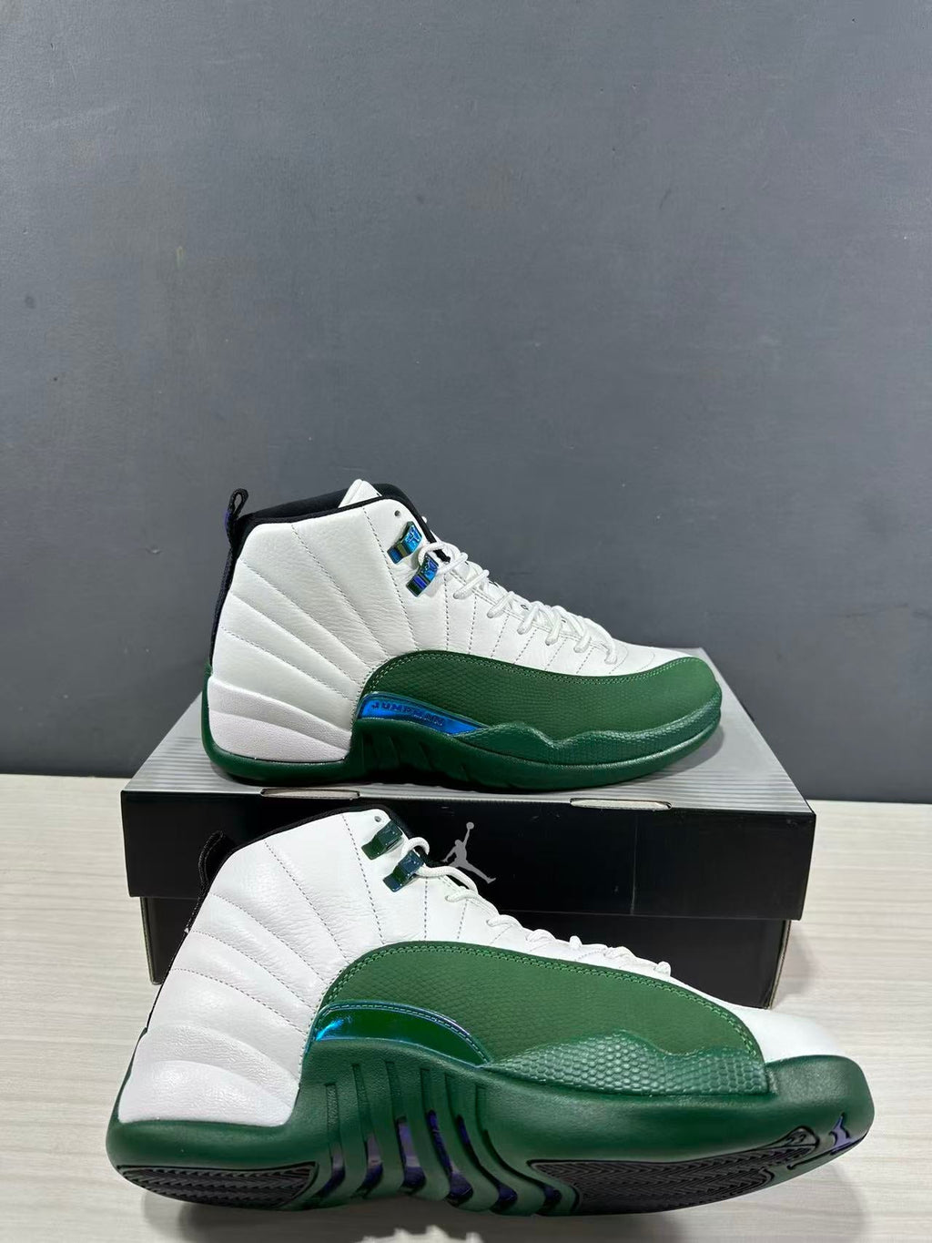 Jordan Air Jordan 12 Bucks White Green CT8013-103 Sneakers