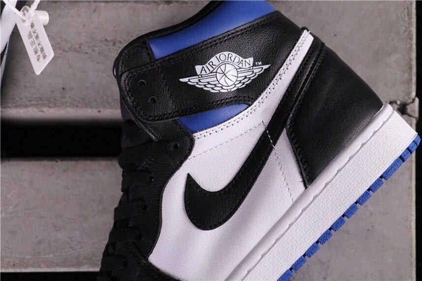 Air Jordan 1 Game Royal High-Top Sneakers Black Blue White