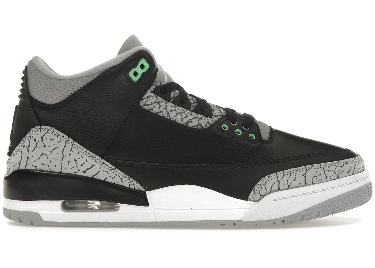 Jordan 3 Retro Green Glow