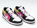 Jordan 1 Low Yellow Pink Black Sneakers CW5564-001