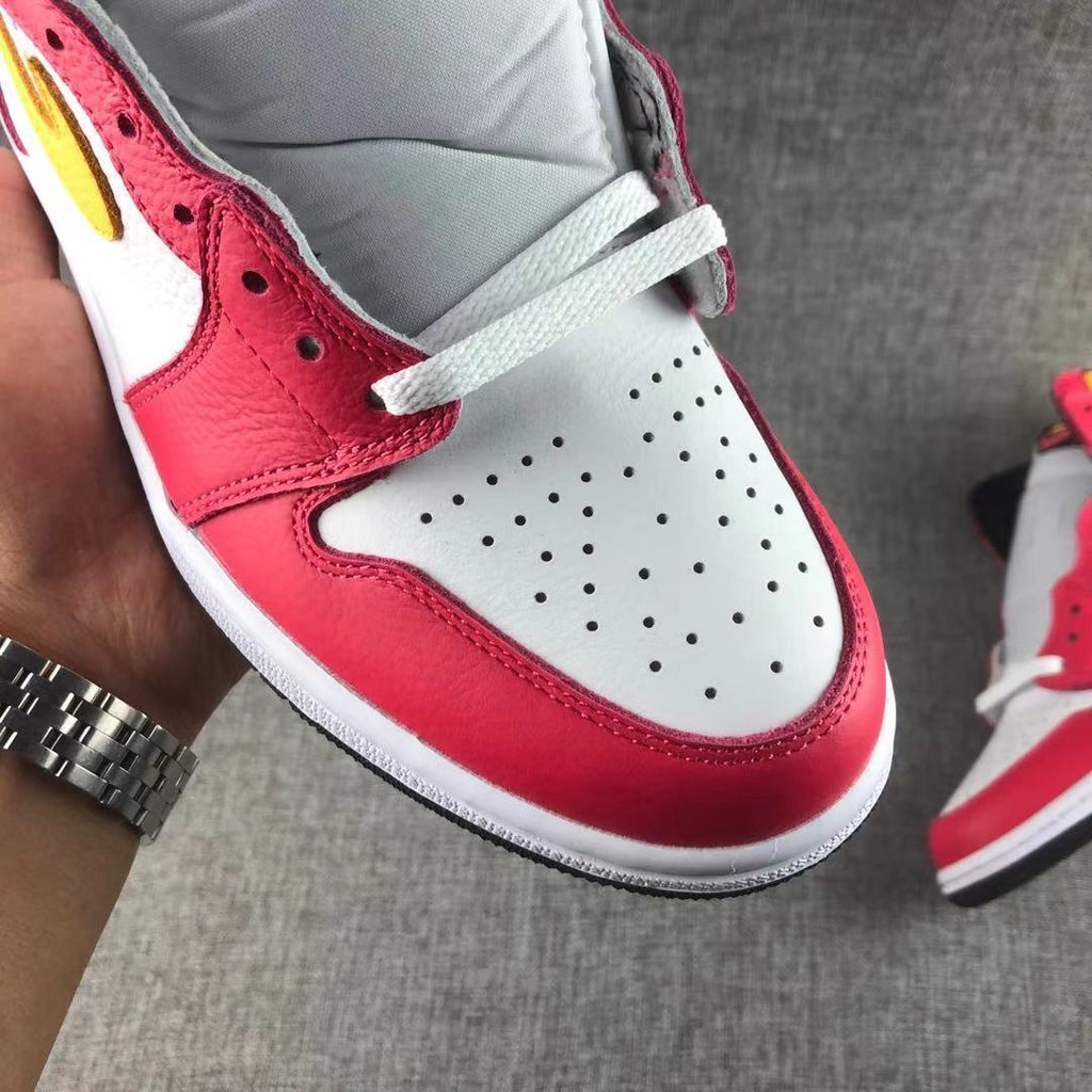 Jordan Air Jordan 1 High OG Light Fusion Red Sneakers 555088-603