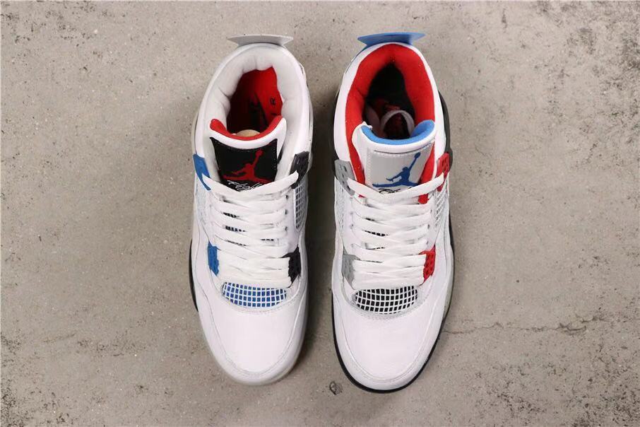 Jordan Air Jordan 4 Tattoo What The Sneakers White Multicolor