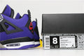 Jordan 4 Retro Purple Suede Sneakers 308497-406