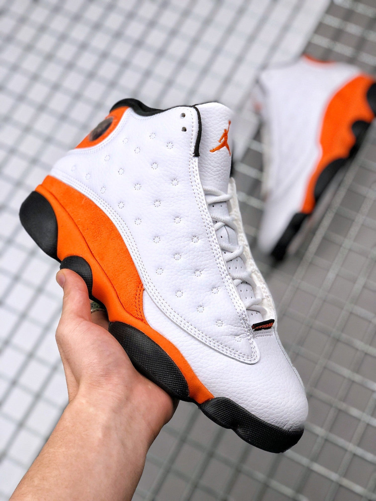 Jordan Air Jordan 13 Starfish White Orange Sneakers 414571-108