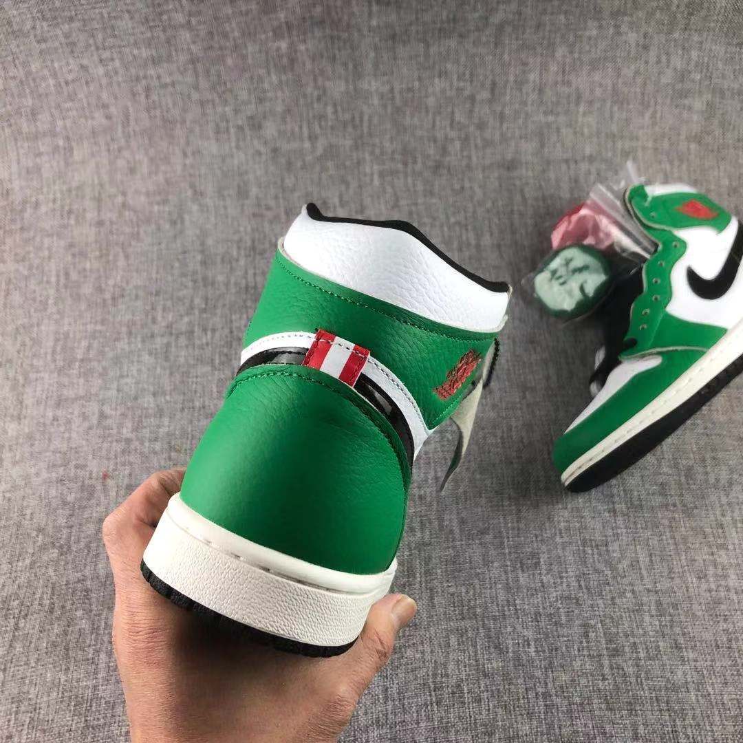Jordan Air Jordan 1 Lucky Green High-Top Sneakers