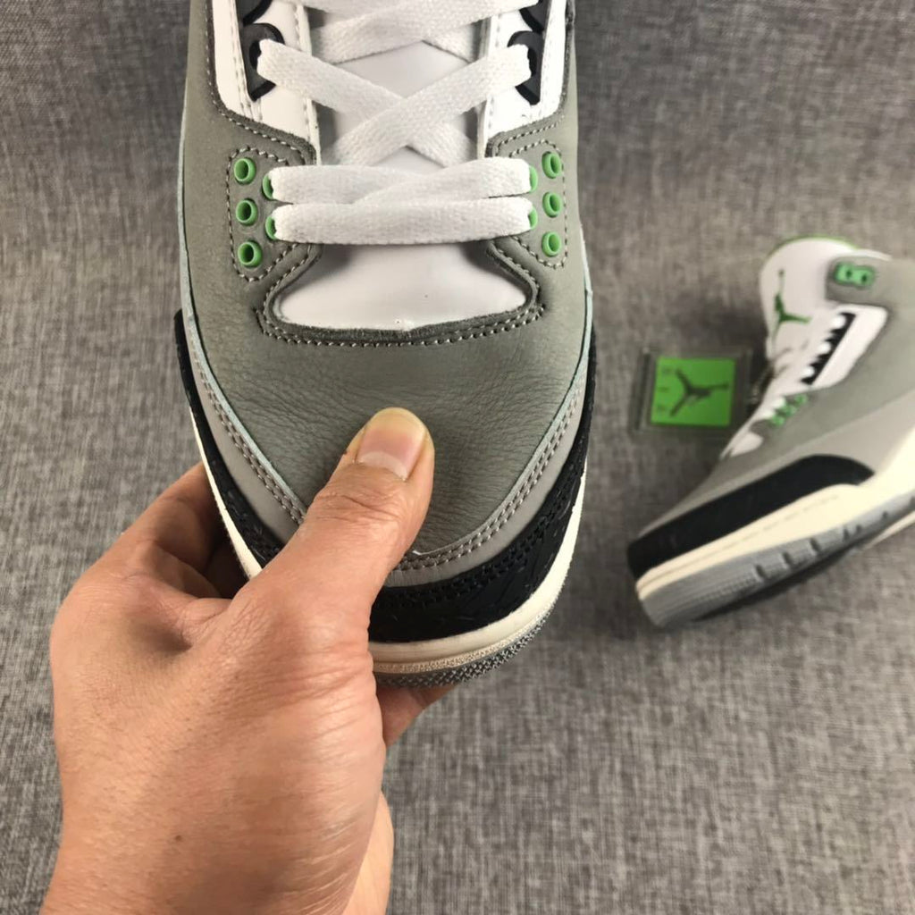 Jordan Air Jordan 3 Grey Green Sneakers 136064-006