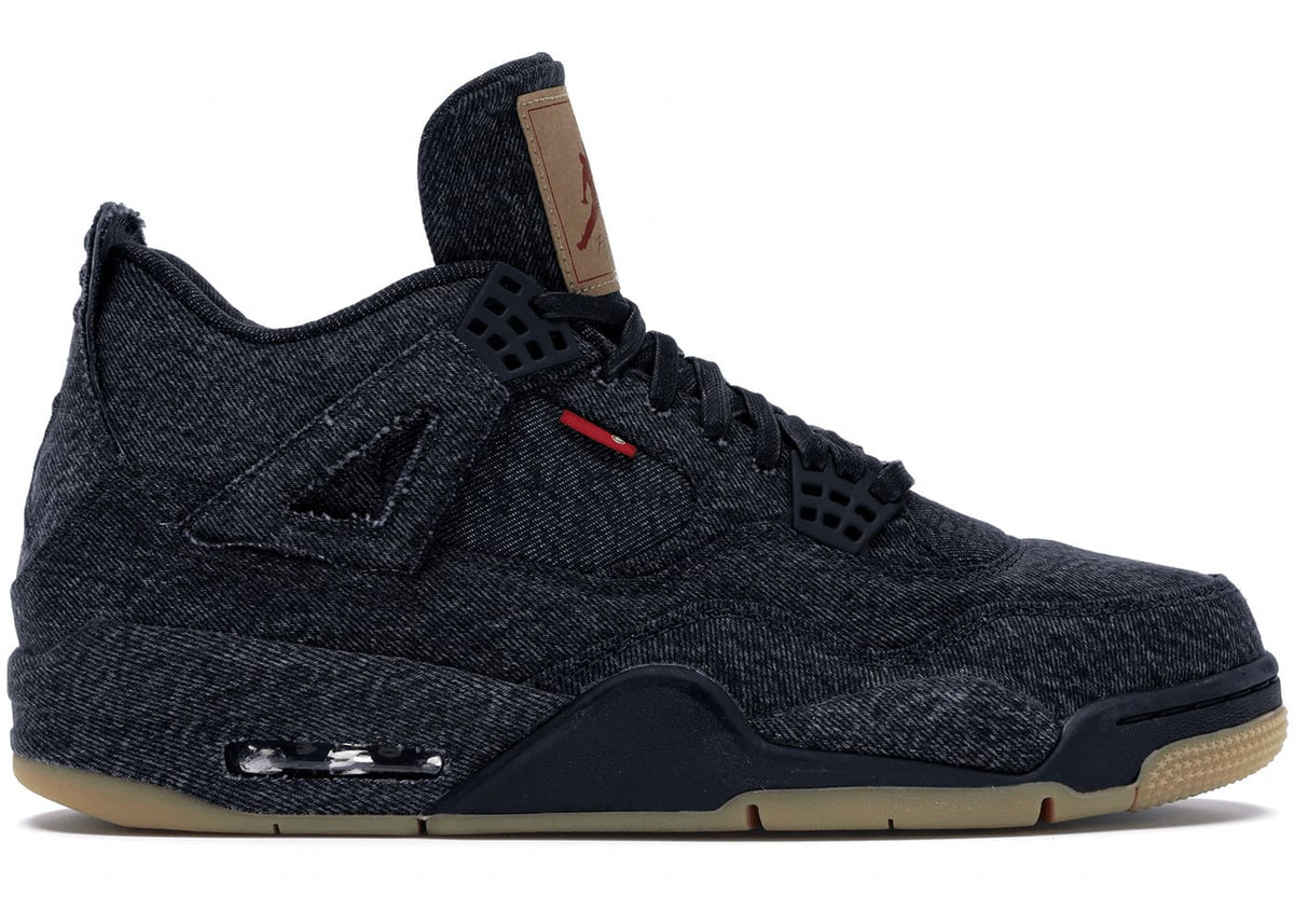 Jordan 4 Retro Levi's Black (Blank Tag)
