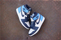 Air Jordan 1 Retro High OG Blue and White Sneakers