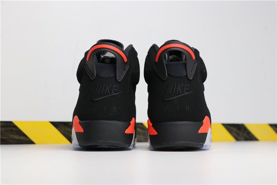 Jordan Air Jordan 6 Infrared Black Red High-Top Sneakers