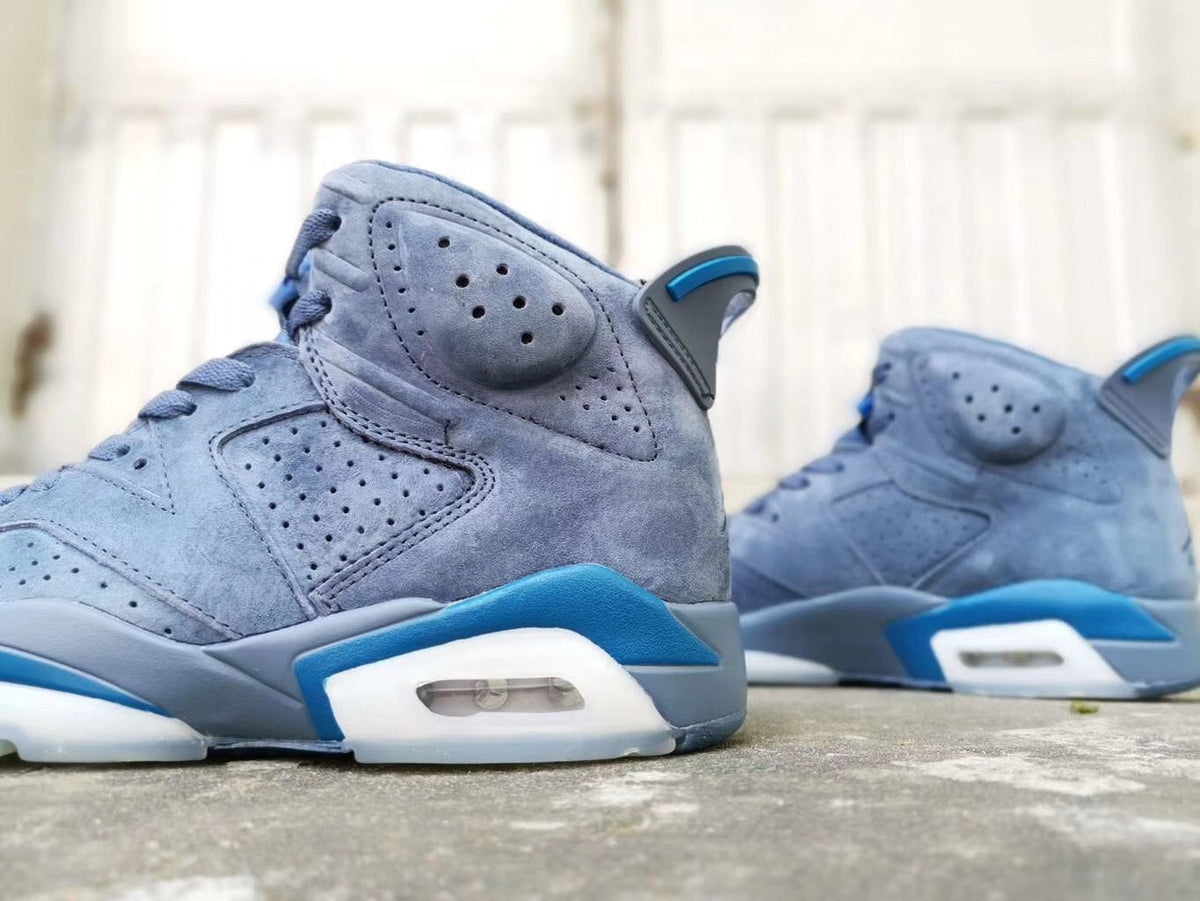 Jordan 6 Retro Basketball Shoes – Blue 384664-400