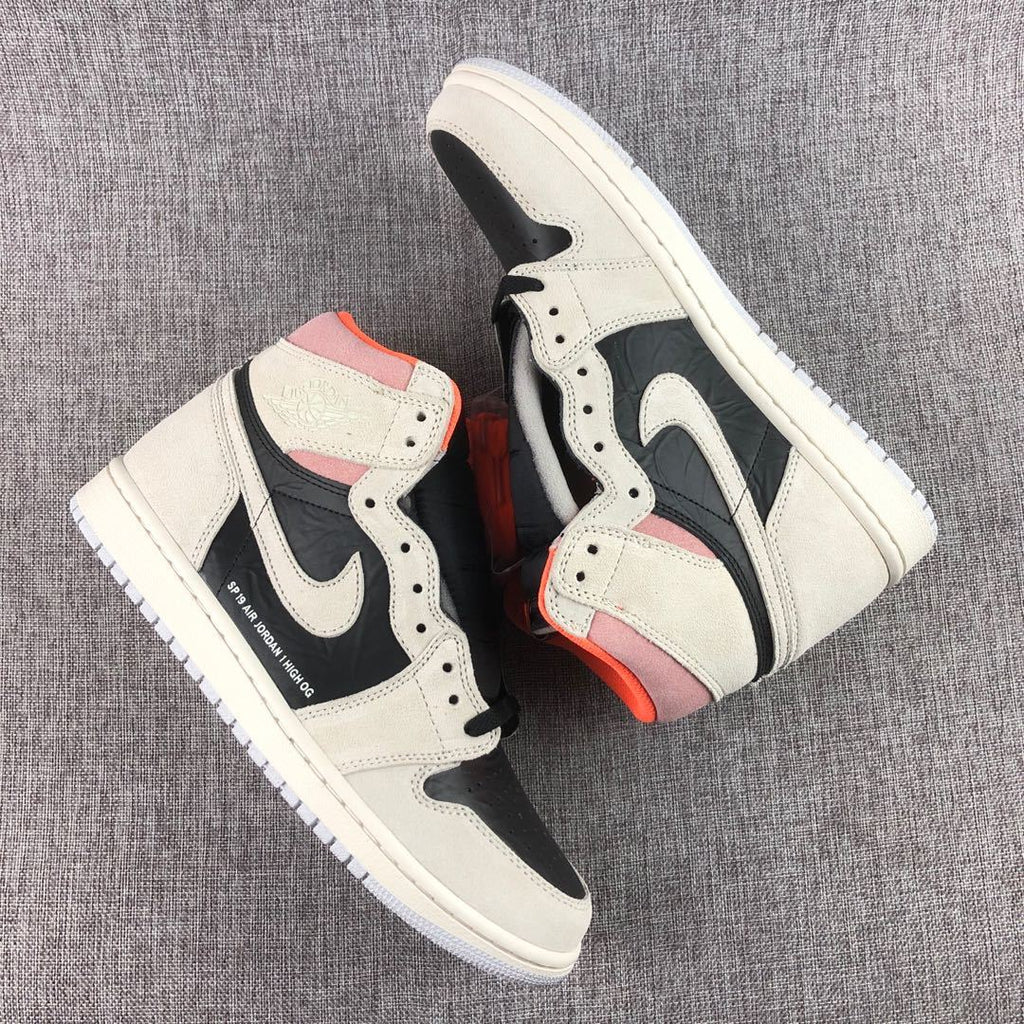 Jordan Air Jordan 1 High OG Grey Black Pink 555088-018