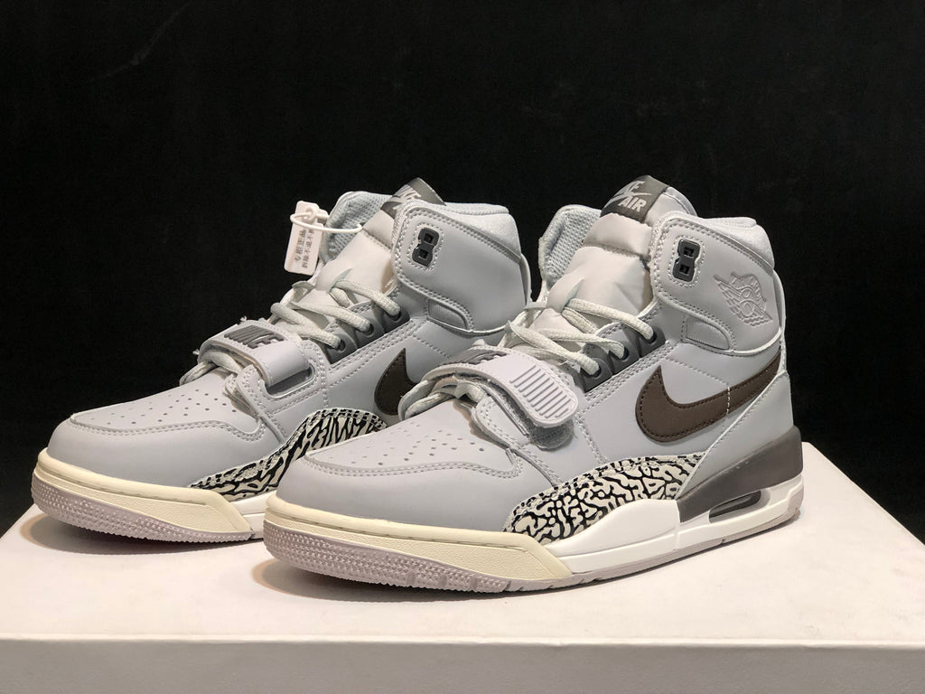 Air Jordan Legacy 312 Grey Cement Men's Basketball Shoes AV3922-002