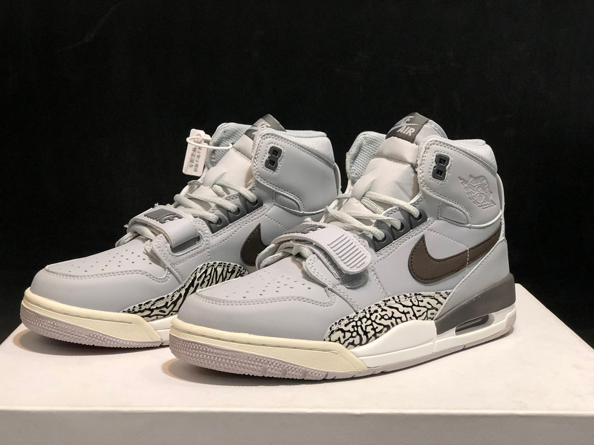 Air Jordan Legacy 312 Grey Cement Men's Basketball Shoes AV3922-002