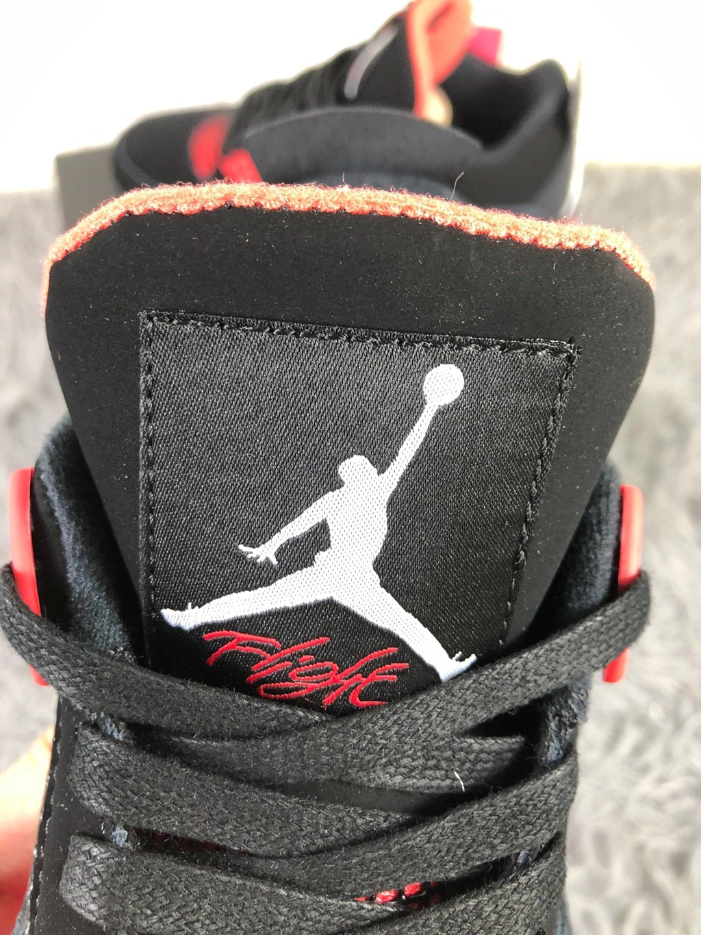Jordan Air Jordan 4 Tattoo Black Red Sneakers CT8527-016