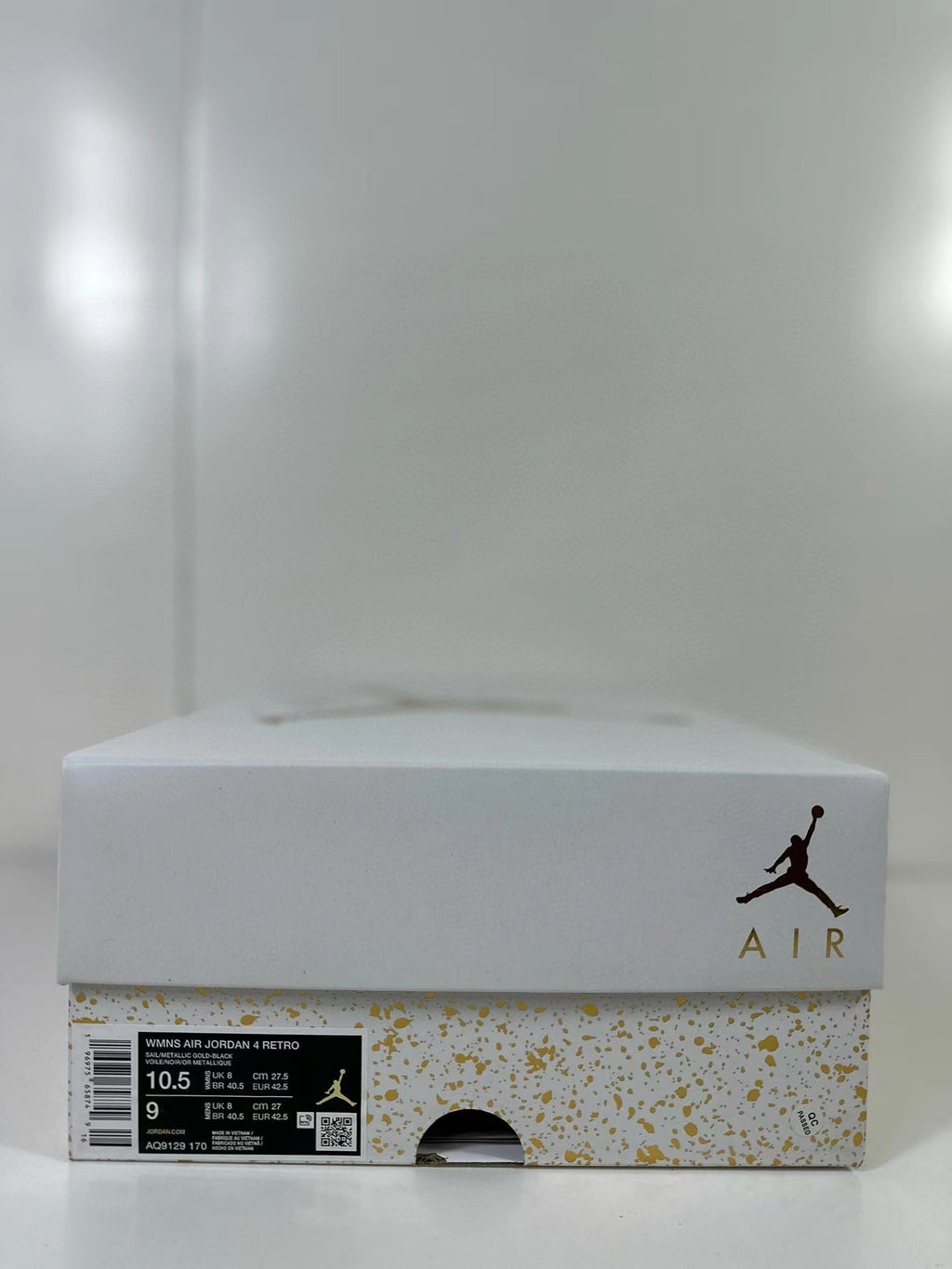 Jordan Air Jordan 4 Metallic Gold Sneakers White AQ9129-170