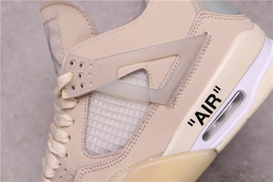 Jordan Air Jordan 4 Off-White Sail Sneakers CV9388-100