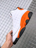Jordan Air Jordan 13 Starfish White Orange Sneakers 414571-108