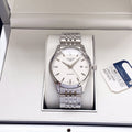 Longines Two Tone White Dial Bracelet Watch